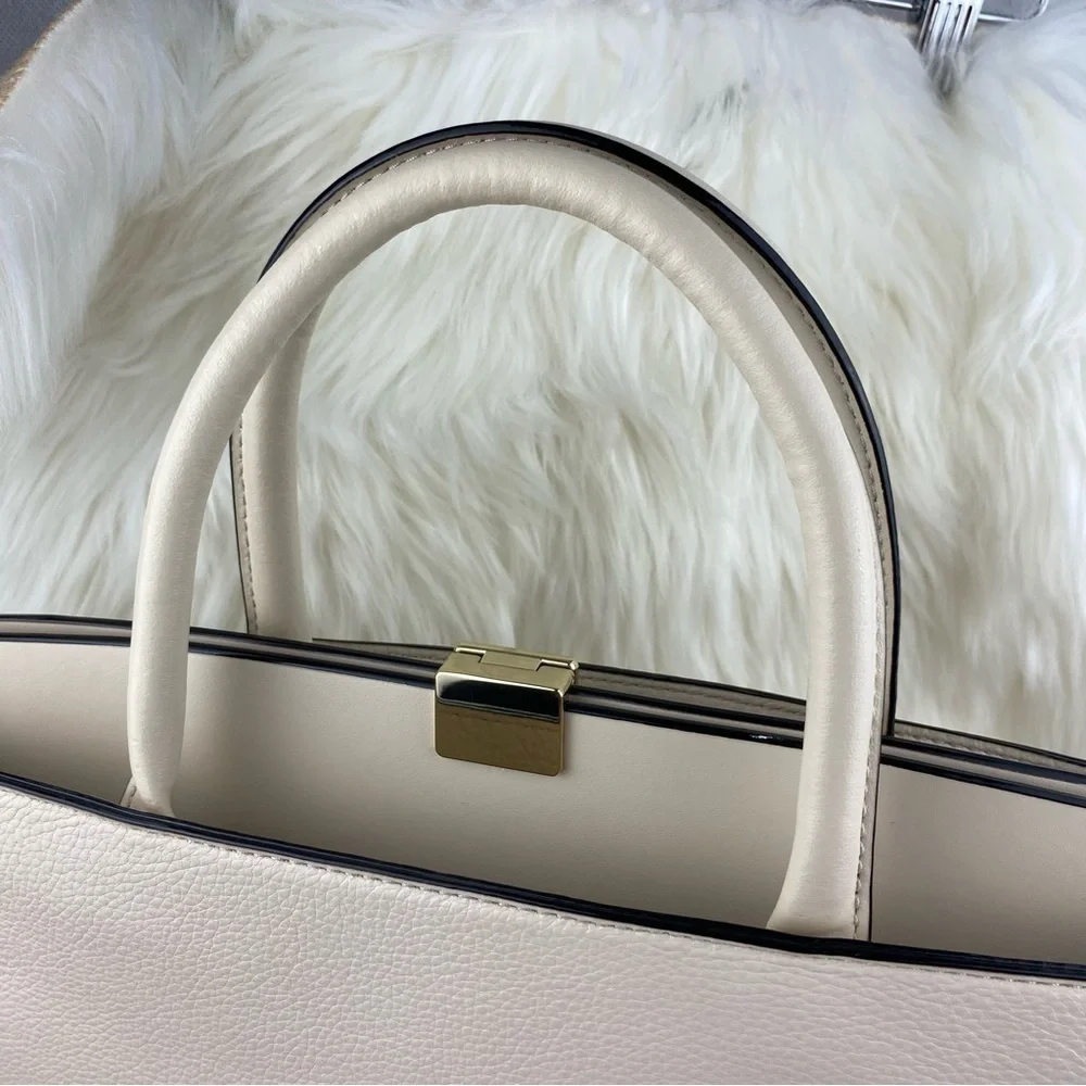 KATE SPADE SET LEATHER TERRACED PLACE SATCHEL BAG WITH WALLET